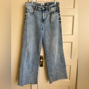 Kensie ‘The Kaya’ High Rise Wide Leg Jeans - 12/31